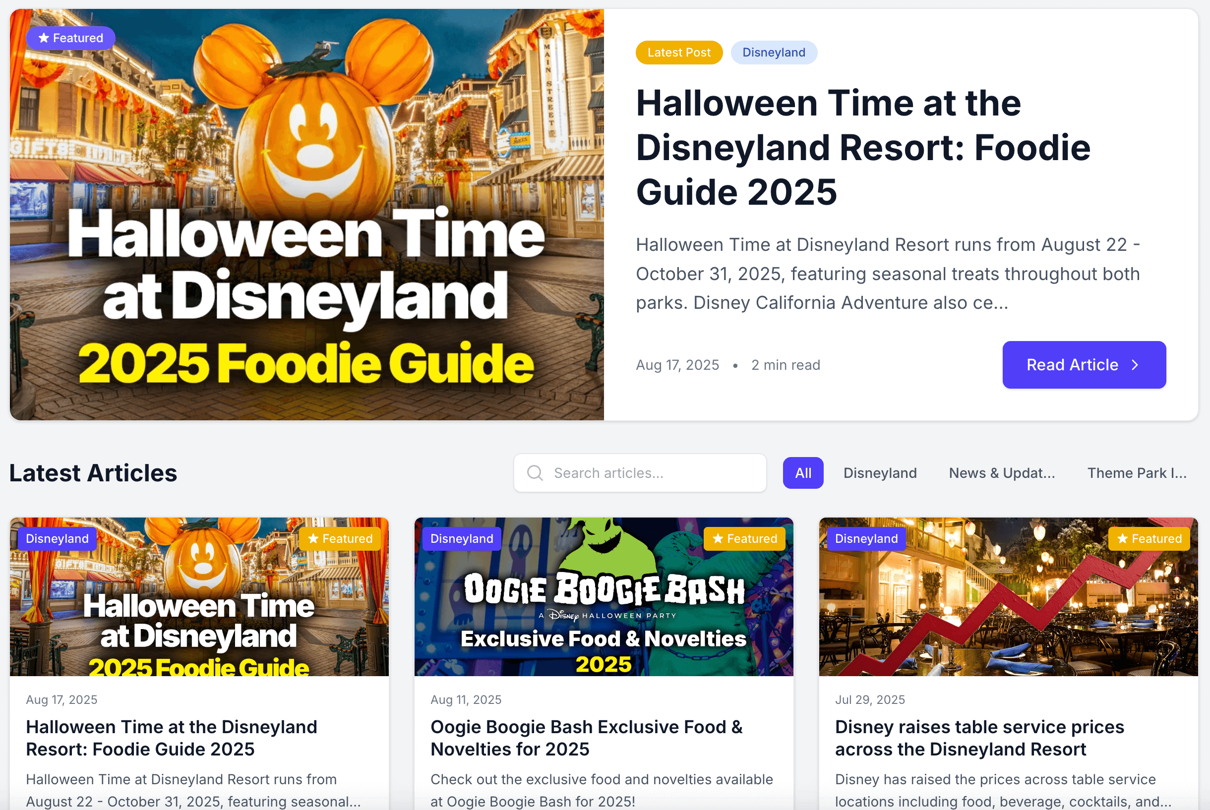 Updated Blog Theme