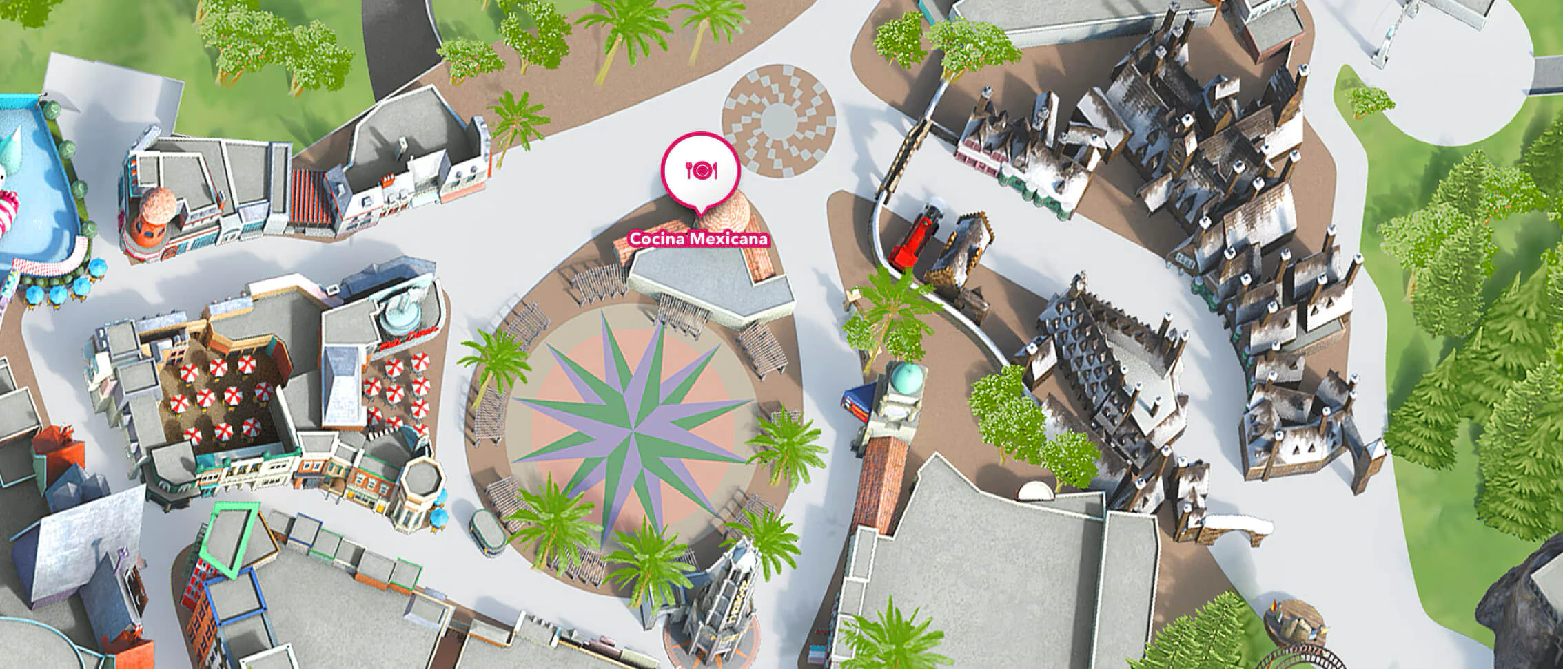 Cocina Mexicana is located right outside the Production Plaza