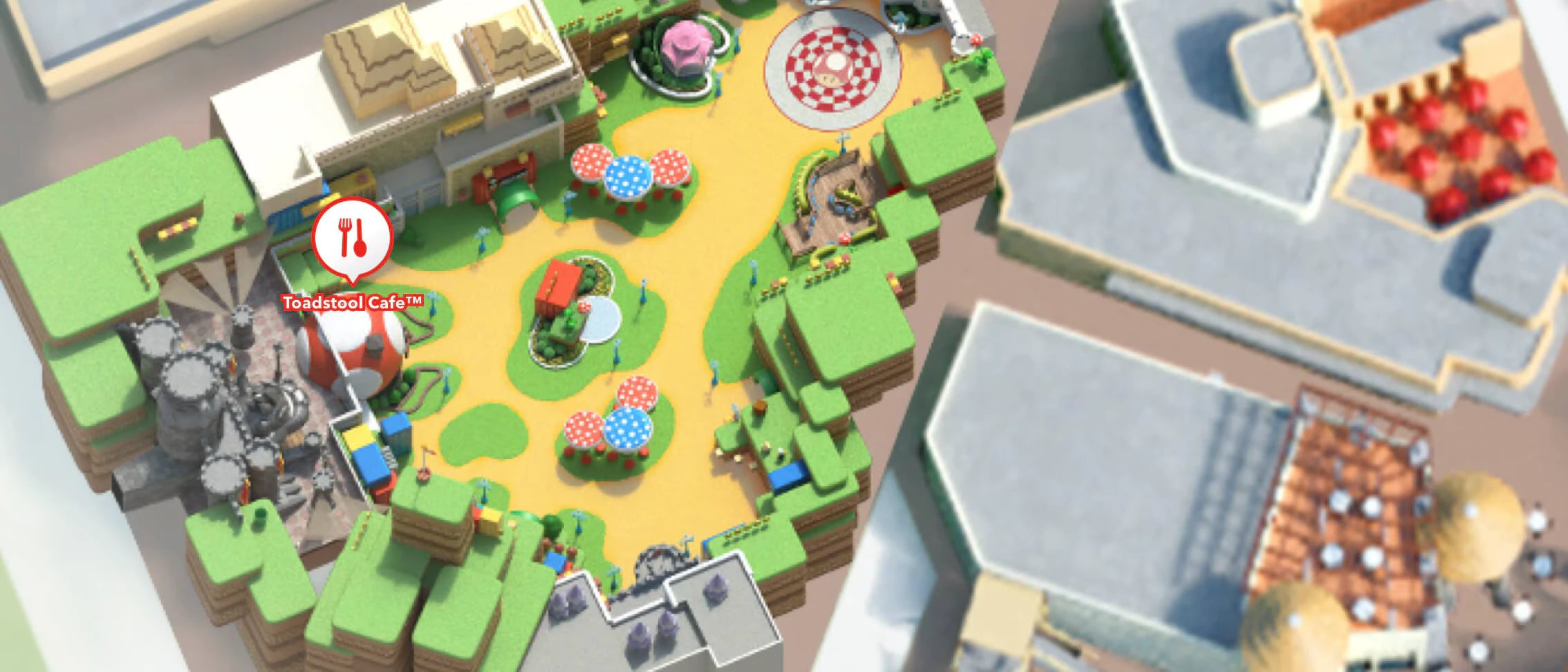 Toadstool Cafe is located in Super Nintendo World