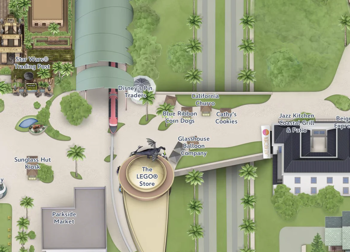 Downtown Disney Kiosk Locations