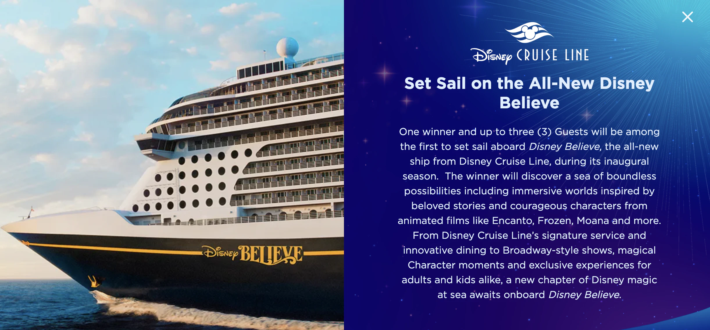 The all-new Disney Believe