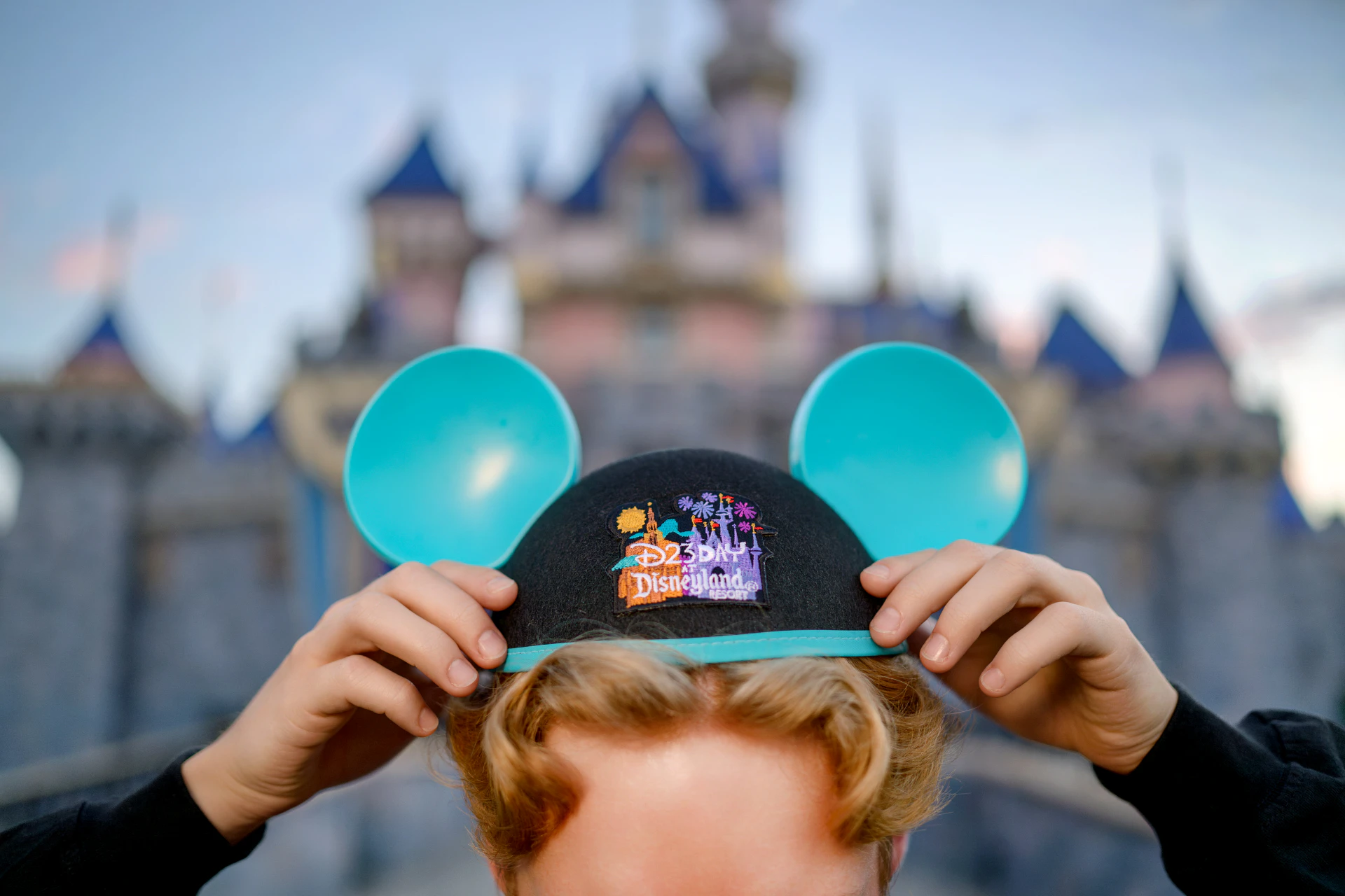 Complimentary D23 Day Mickey ear hats at Disneyland Resort. Image: Disney