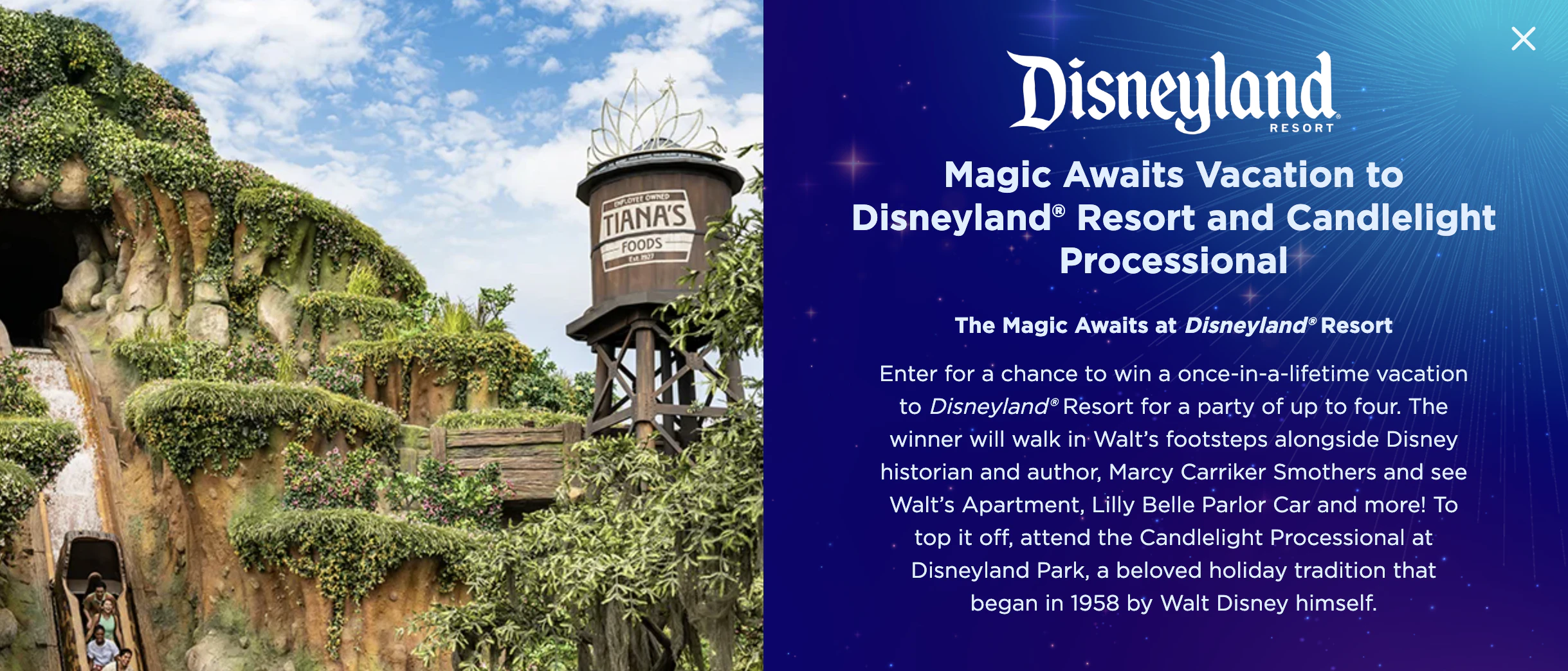 Disneyland Resort Land of Dreams VIP vacation