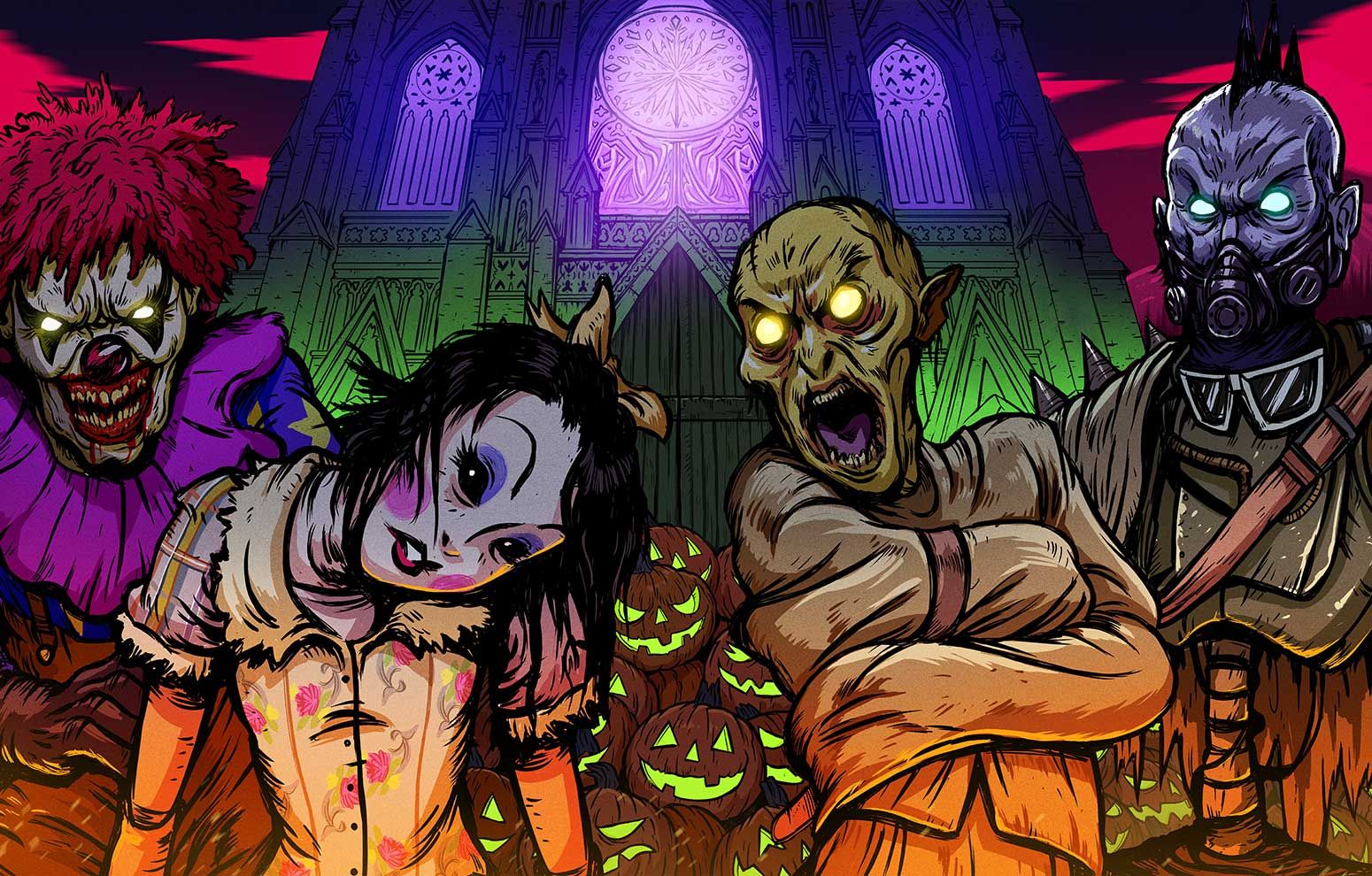 Official key art for The Chilling Chambers maze. | CREDIT: Knott's Berry Farm