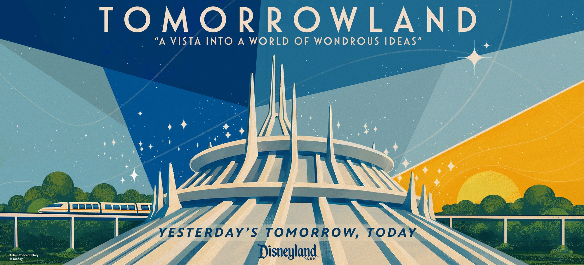 The Tomorrowland reimagining was revealed with the tagline