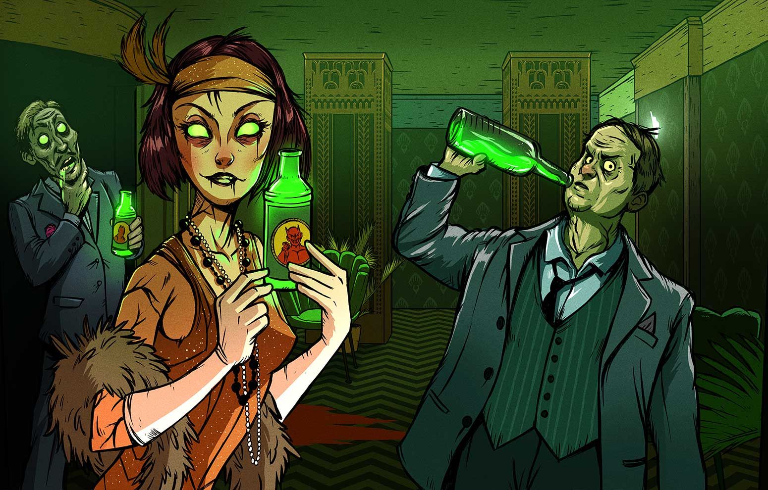 Official key art for the Room 13 maze. | CREDIT: Knott's Berry Farm