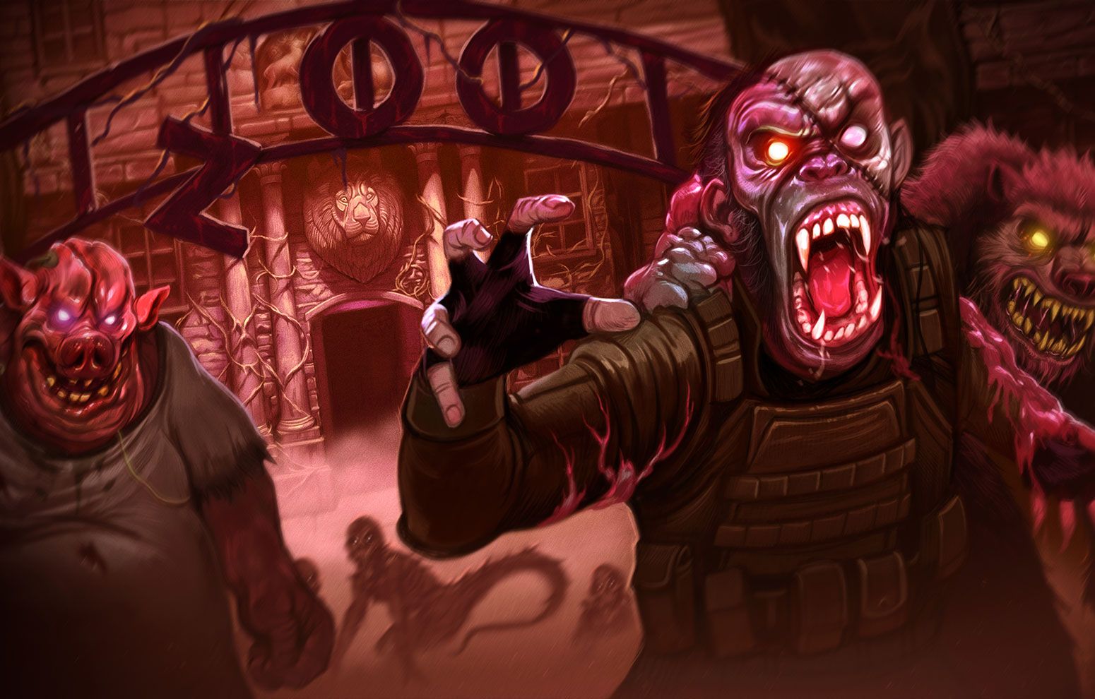 Official key art for The Zoo maze. | CREDIT: Knott's Berry Farm