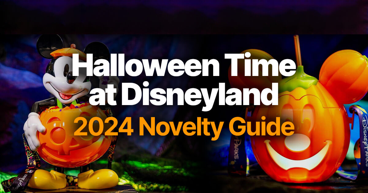 Halloween Time Novelty Guide at Disneyland 2024