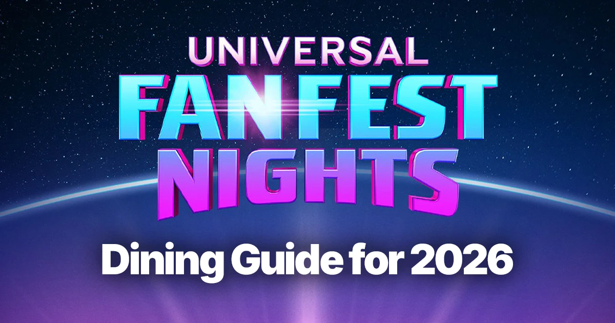 Universal Fan Fest Nights 2026 Food Guide