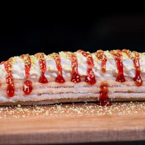 Strawberry Basil Churro