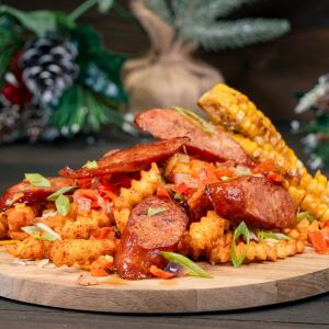 Spicy Cajun Loaded Fries