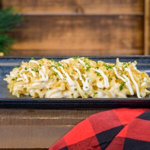 Savory Kugel Mac & Cheese