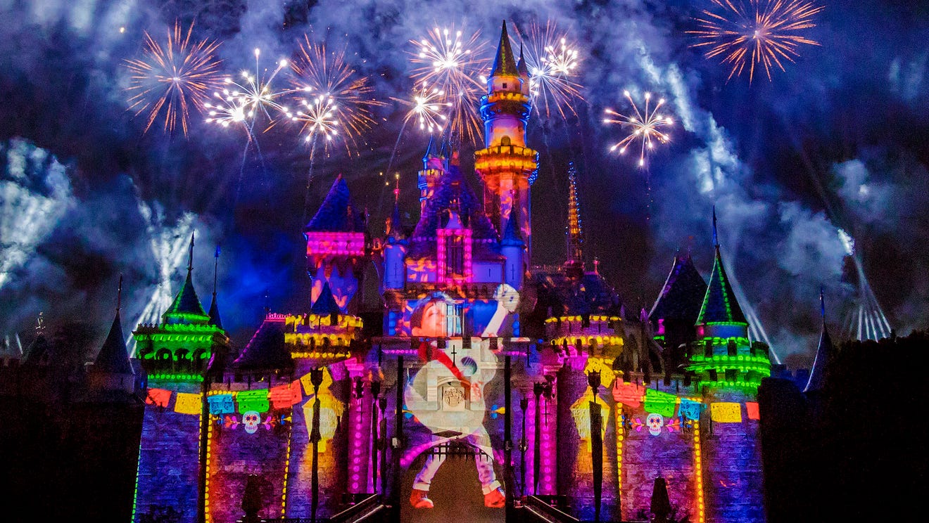 Disney Castle at Night