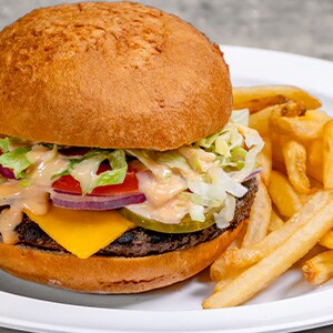 Gluten/Wheat Allergy-Friendly Ka-Cheese Burger 