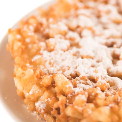Funnel Cake with Powdered Sugar