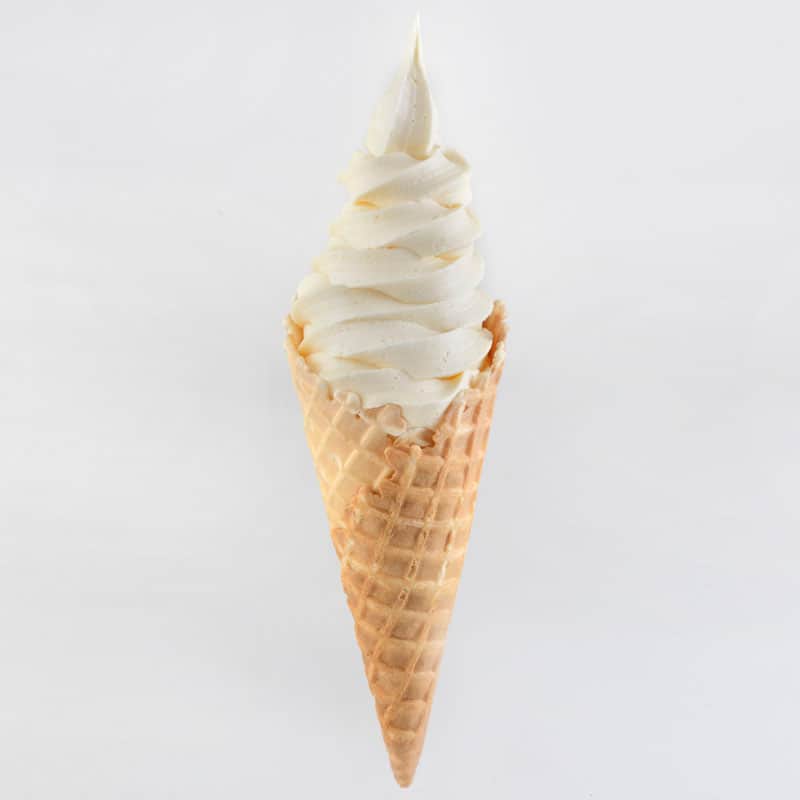 Vanilla Soft-serve Ice Cream Waffle Cone