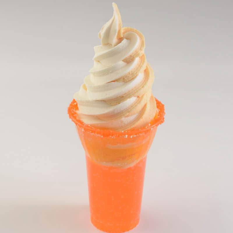 Orange Slope Swirl