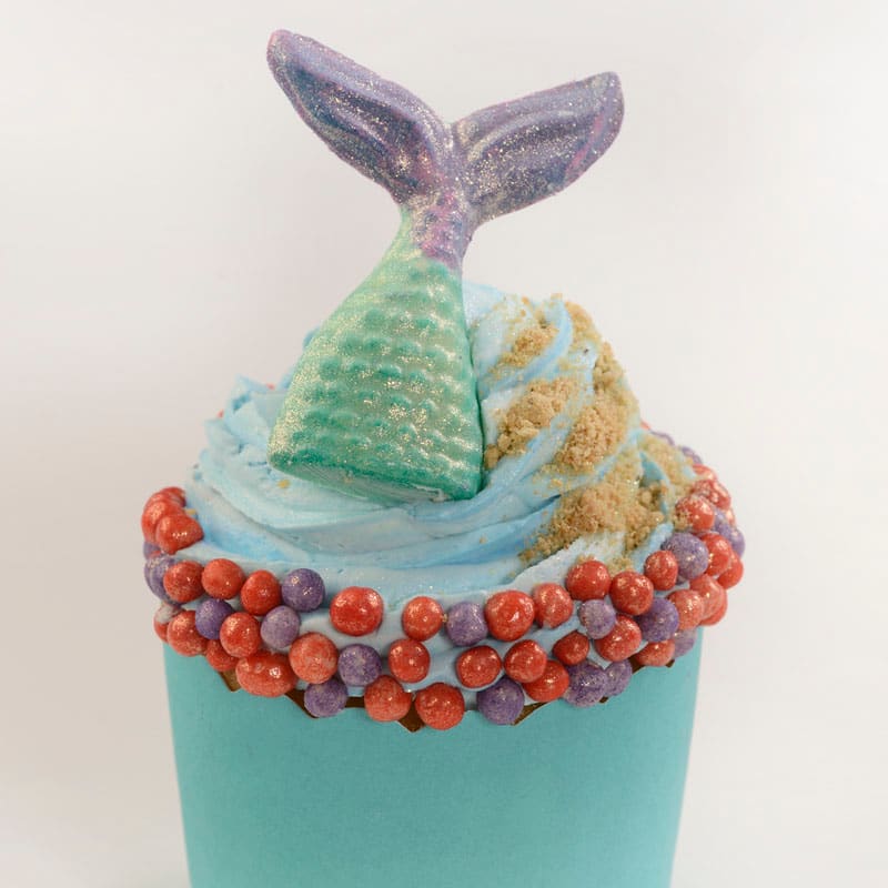 Mermaid Tail Cupcake