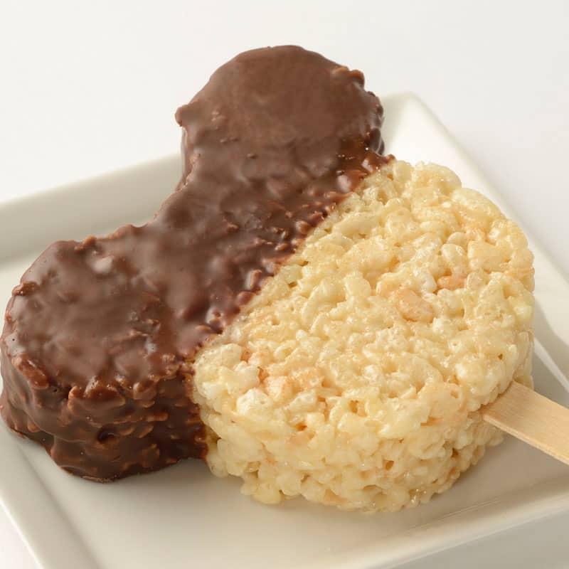Mickey Crisped Rice Treat - Chocolate-covered