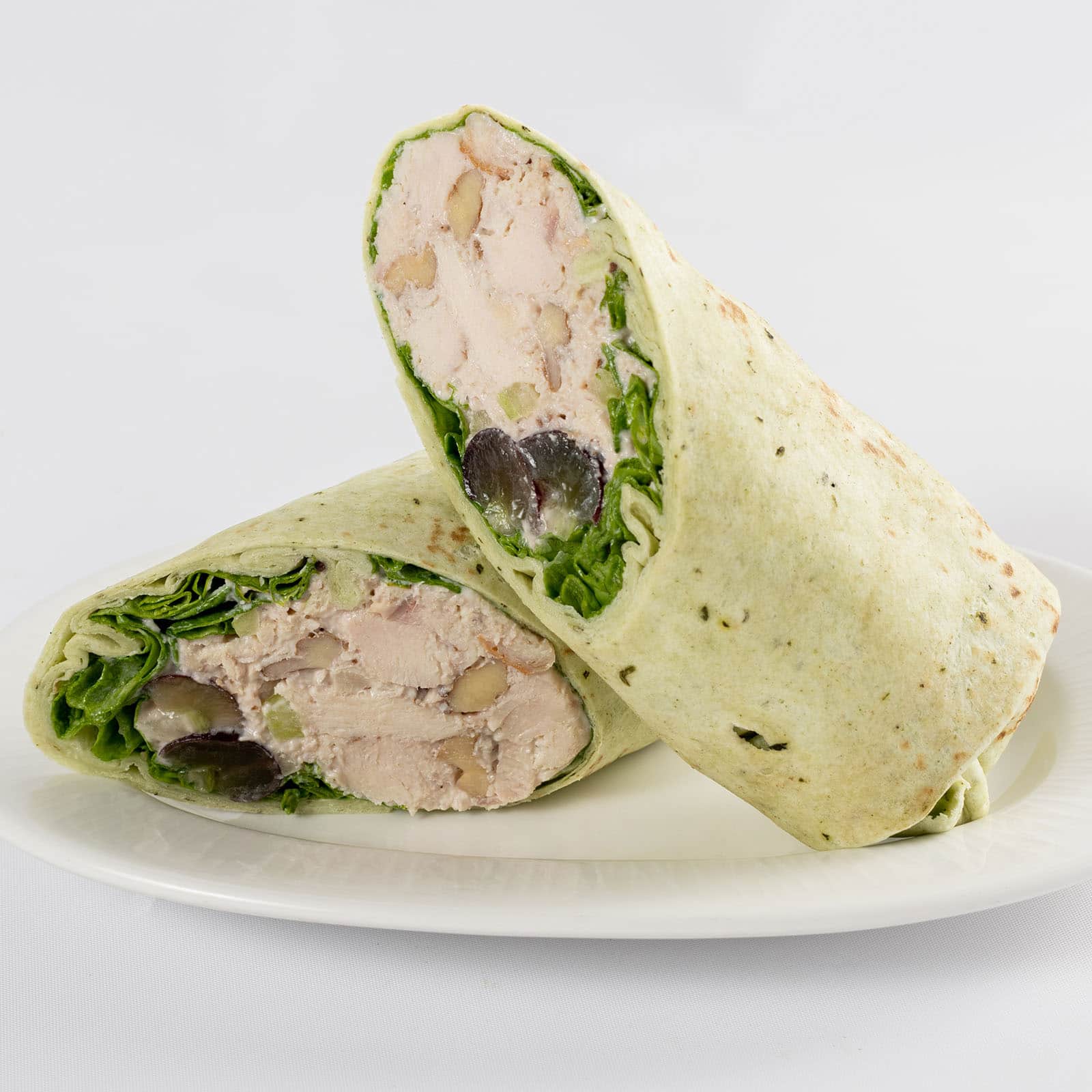 Chicken and Walnut Salad Wrap