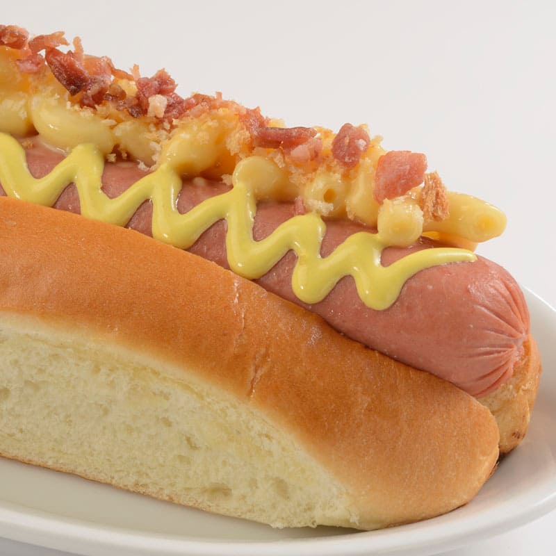 Bacon Macaroni & Cheese Hot Dog