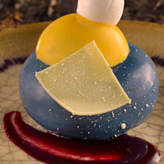 Blueberry Cream Cheese Mousse