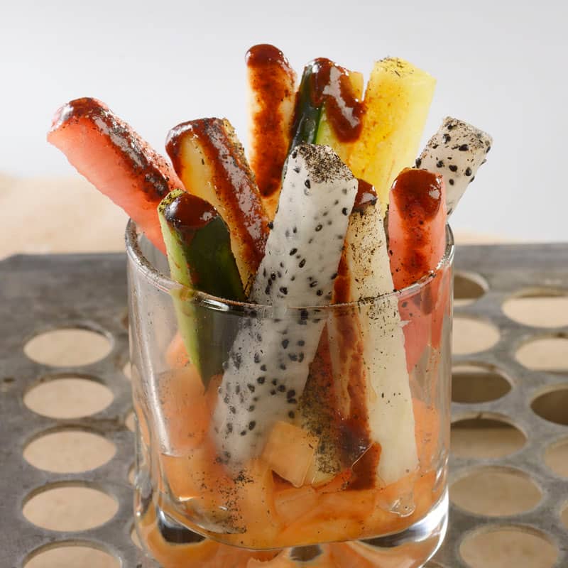 Andoan Fruit with Muja Sauce