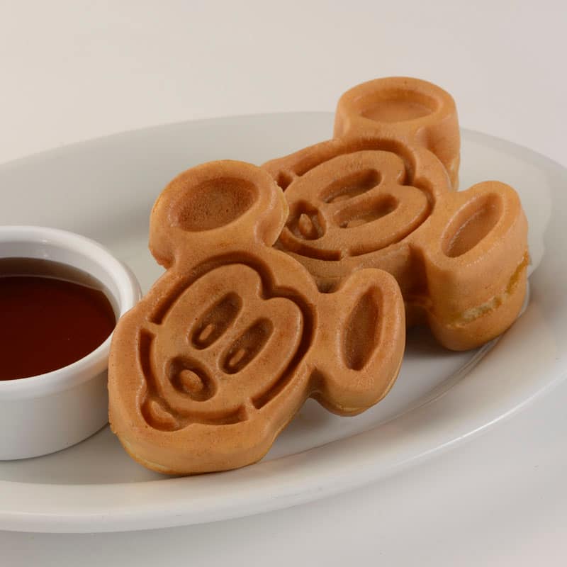 Mickey-shaped Waffles