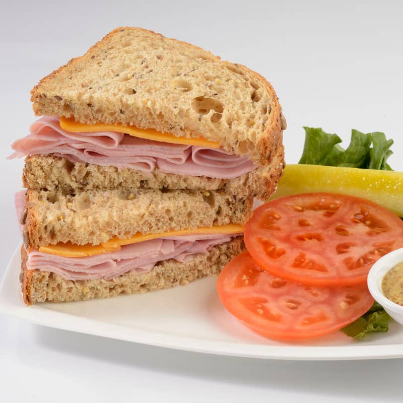 Ham and Cheddar Sandwich