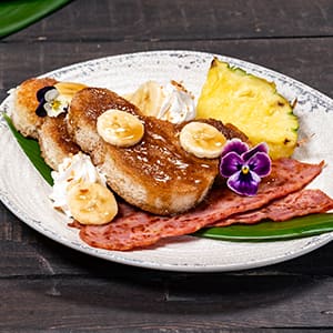 Mickey-shaped Tangaroa Toast
