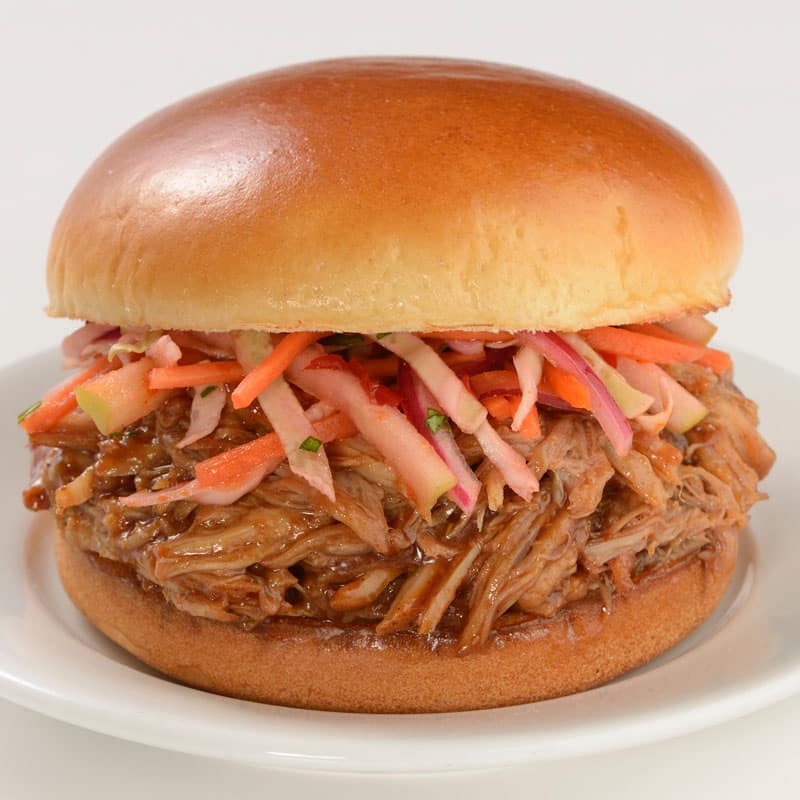 Honey Barbecued Pork Sandwich