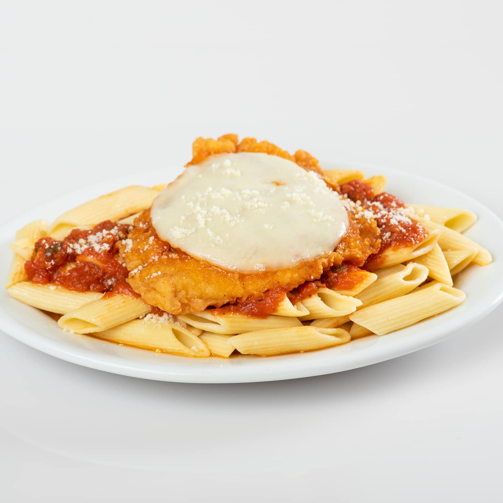 Grilled Chicken Parmesan with Pasta