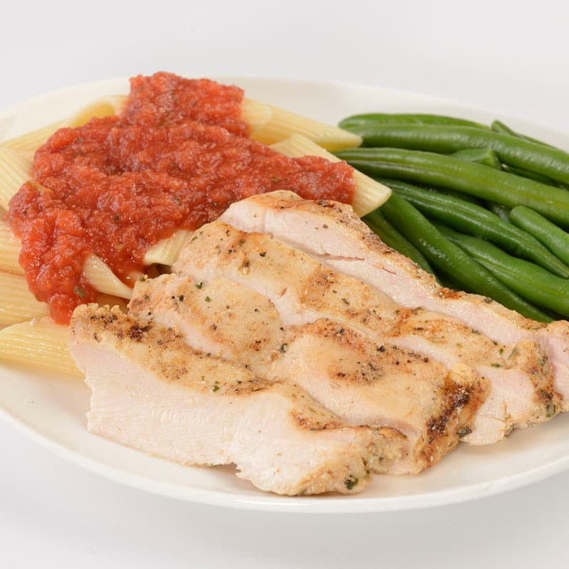 Chicken and Vegetables with Pasta