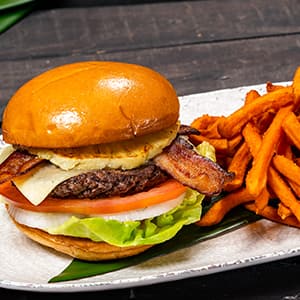 Wagyu Hawaiian Cheeseburger*