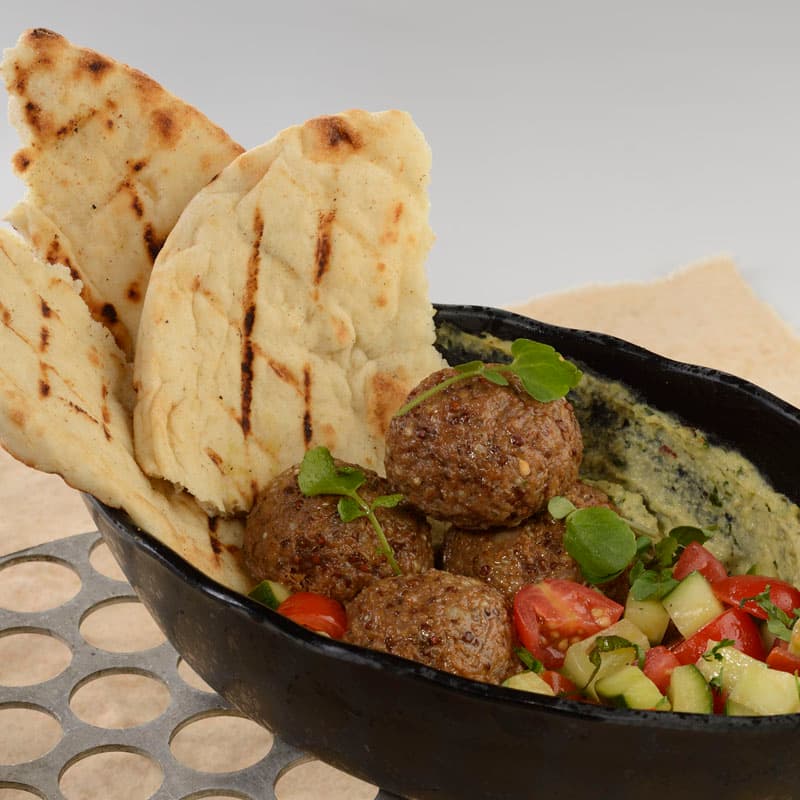Felucian Falafel and Hummus Garden Spread
