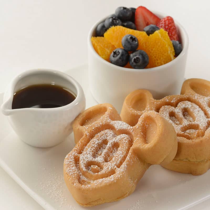 Mickey-Shaped Waffle