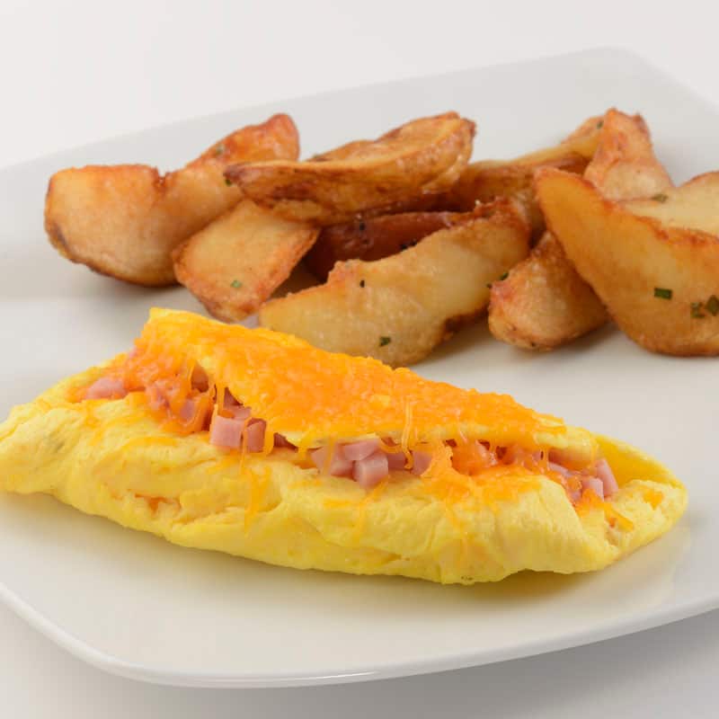 Ham and Cheddar Omelette