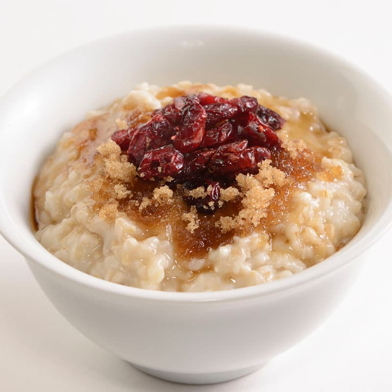 Oatmeal and Dried Cranberries