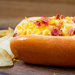 Fish/Shellfish Allergy-Friendly Mac and Cheese Dog Basket