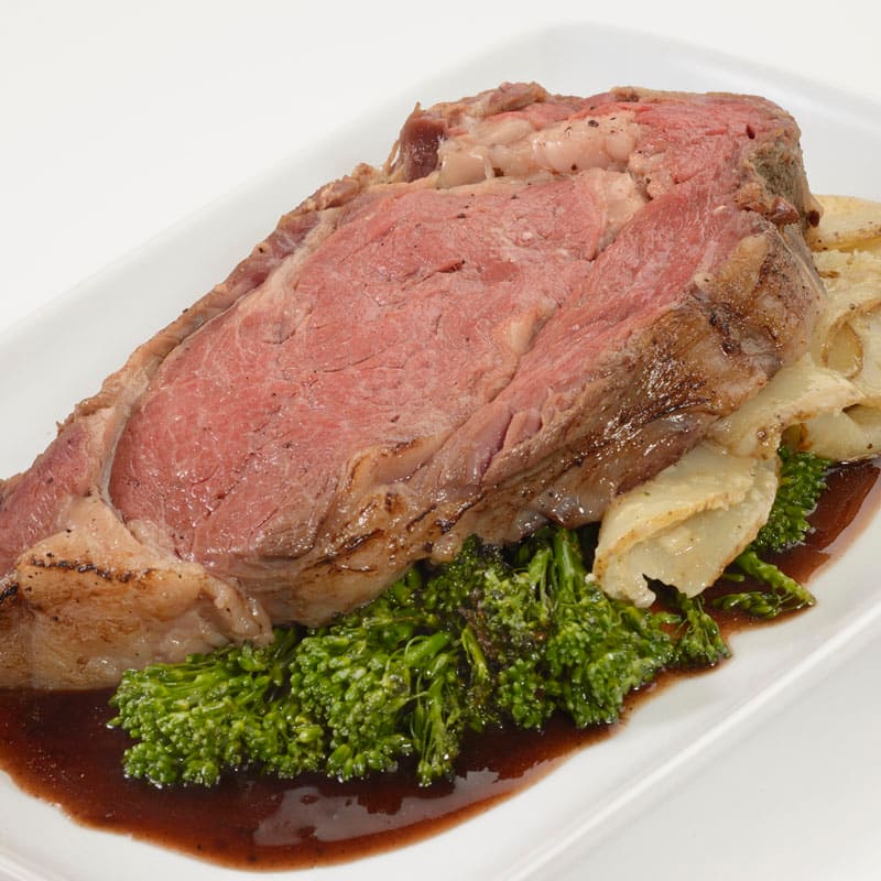 Slow-cooked Prime Rib*