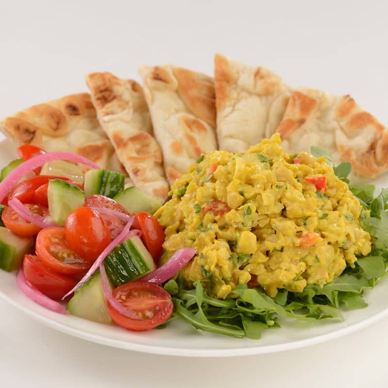 Mediterranean Curry-Chickpea Salad