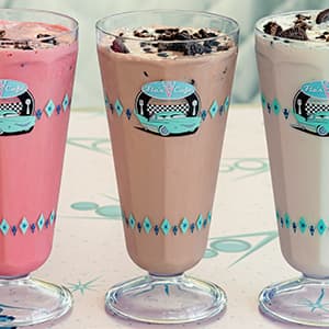 Flo's Classic Shake in Souvenir Glass