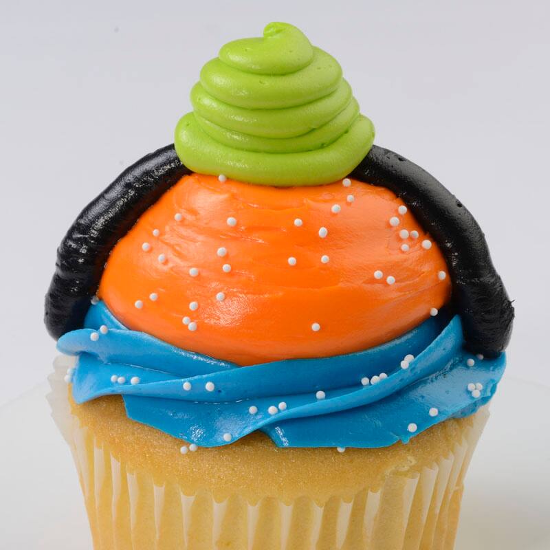 Goofy Vanilla Cupcake
