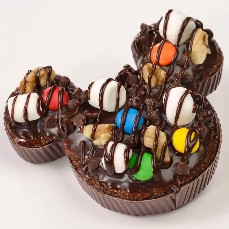 Mickey-shaped Brownie