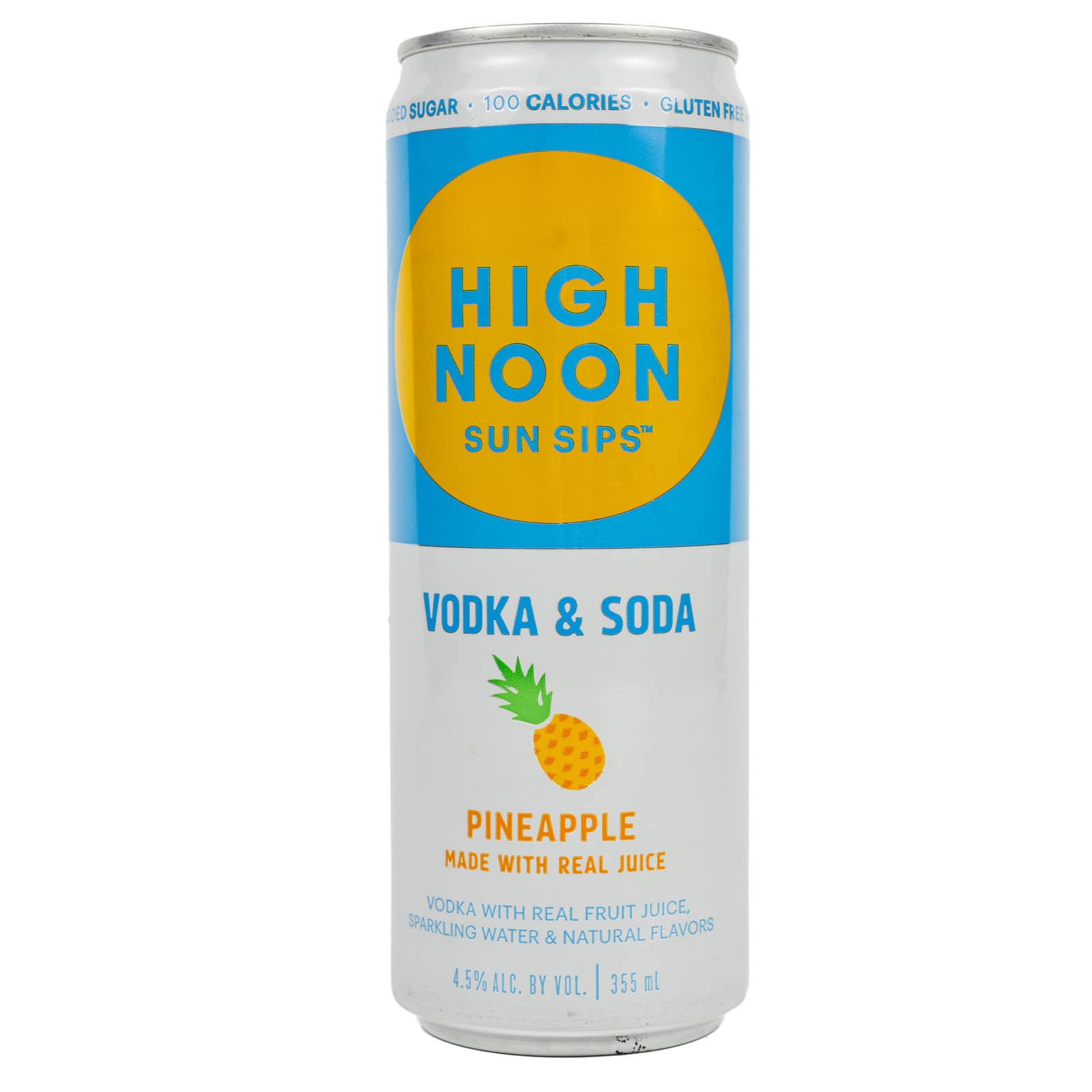 High Noon Sun Sips Vodka & Soda Pineapple