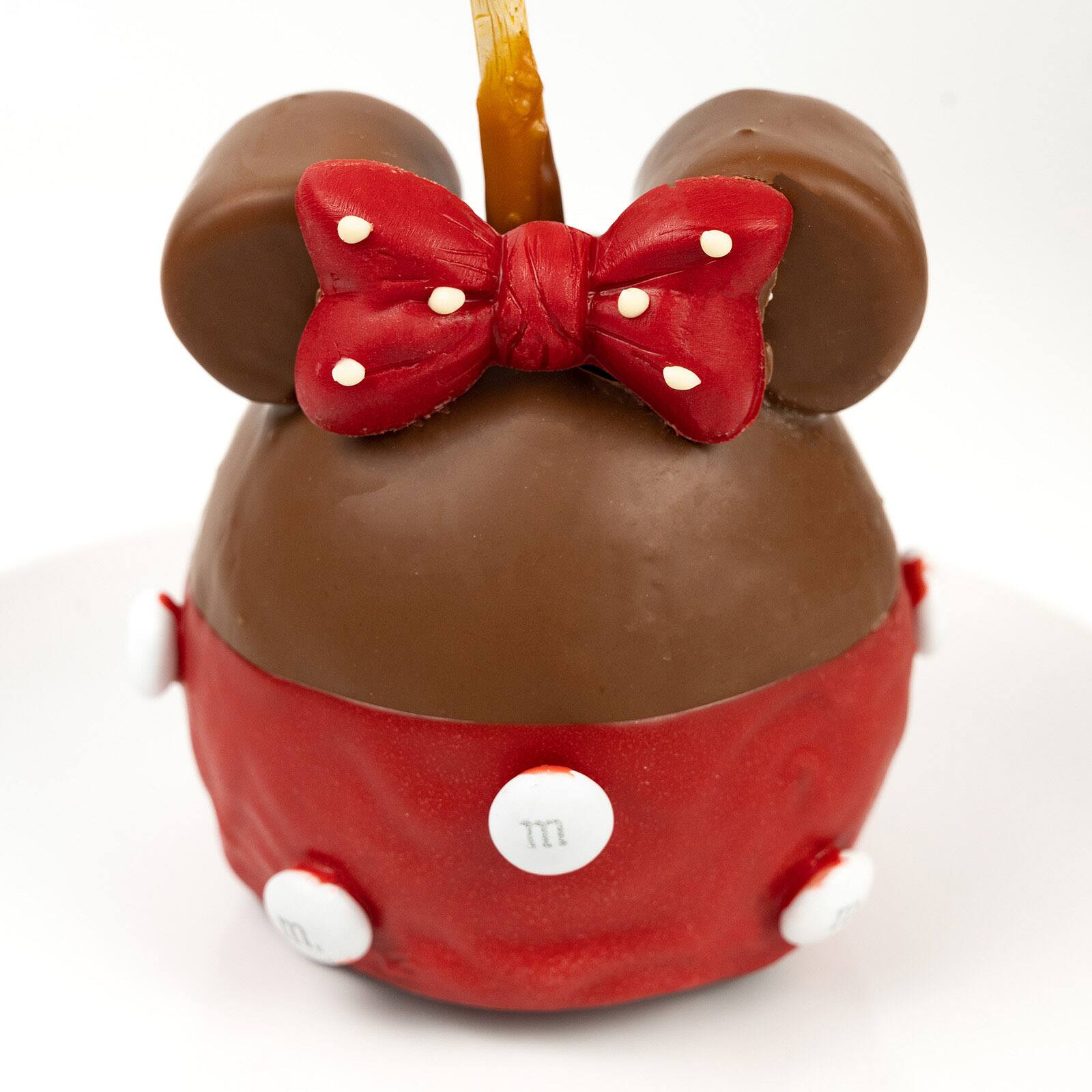 Classic Minnie Caramel Apple with M&M’S® Milk Chocolate Candies