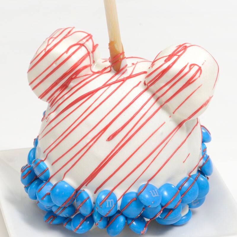 Patriotic Mickey Caramel Apple