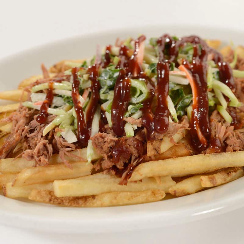 Chipotle Barbecue Loaded Fries