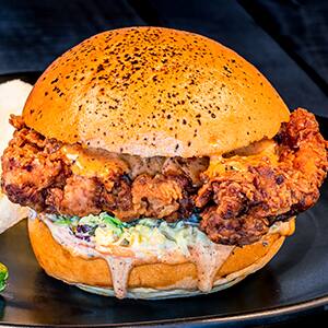 Milk Allergy-Friendly Karaage-inspired Crispy Chicken Sandwich
