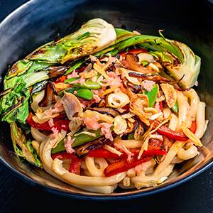 Peanut/Tree Nut Allergy-Friendly Plant-based Yaki Udon